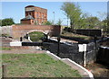 Top lock on the Taunton to Bridgwater Canal