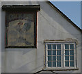 SK2843 : Sign and window on the Cock Inn by David Lally