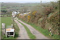 Access lane to Higher Boscadjack Farm