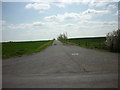 A road heading south from the B1205