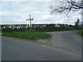 Pexall Road junction near Rodeheath