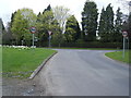 Forty Acre Lane at A535 junction