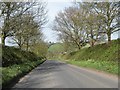 Approaching Moulton along Moulton Road