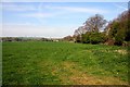 Field by the embankment