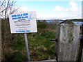 H7586 : Sign, Lough Fea by Kenneth  Allen