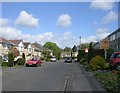 Clover Court - looking towards Carr Road