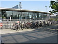 Bike rack, North Greenwich station