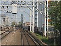 DLR Stratford branch near the Lea bridge