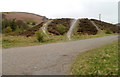 Three tracks up a disused coal tip, Abersychan Lower Navigation Colliery