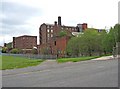 Old industrial buildings by Ashton Canal, Manchester