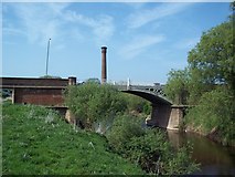 SO8352 : The new bridge and Powick Tower by Andrew King