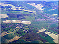 Coleshill and Rushymead from the air