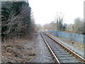 Single-track railway line, Nelson (NW view)