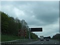 Northbound M5 approaching Taunton (north) exit