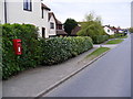 TM2963 : B1119 Saxmundham Road & Saxmundham Road Postbox by Geographer