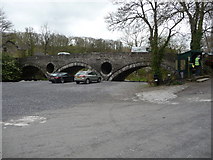SN2641 : Road bridge over the Afon Teifi in Cenarth by Jeremy Bolwell