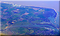 Brightlingsea and Point Clear Bay from the air