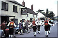 Morris Dancers outside the Carew Arms 1969