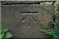 Cut Bench Mark (close-up)