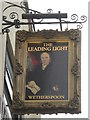 The Leading Light Pub Sign, Faversham