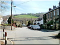 Looking down Heolddu Road, Gelligroes