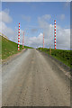 The access road to Toddleburn Wind Farm