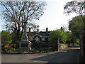 Lenton War Memorial and the Albert Ball Memorial Homes