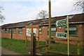 Signpost, Mote End Farm