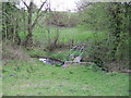 Footbridge on footpath towards Frith Hall