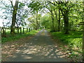 Footpath junction midway between Park Farm and Kilsyth