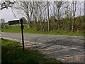 Footpath sign on Haslingbourne Lane