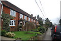 Row of tile hung cottages, Golden Green