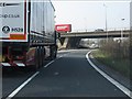 Curving under the M6, Croft Interchange (M6/M62)