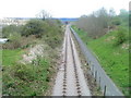 Railway line and footpath, Forgeside