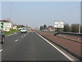 A580 - approach to Boothstown (A572) junction, eastbound