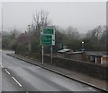 Road sign at Earwig Corner