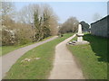 Two paths through Castle Dell, Chepstow