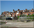 Car park and cottages by Salthouse Lane, Ipswich