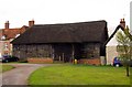 Thatched barn in Warborough