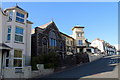 Houses opposite Criccieth Castle