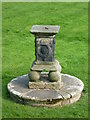 NT1985 : Garden sundial, Aberdour Castle by kim traynor