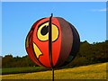 Another view of a wind-driven bird scarer, near Timbridge Farm