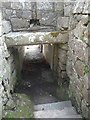 Inside the Sally Port, looking out