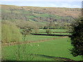 Wye Valley farmland near Builth Wells, Powys