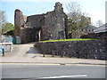 Laugharne Castle entrance