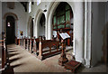 TL7963 : St Nicholas, little Saxham - Interior by John Salmon