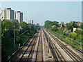 Railway between Upton Park and Plaistow