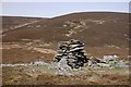 NT1728 : A cairn on Newholm Cairns Hill by Jim Barton