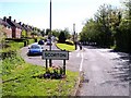 Scorton boundary road sign