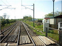 NU0642 : Looking south down the East Coast Main Line at Beal by Ian S